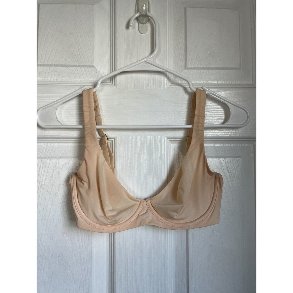 CUUP The Scoop Bra Underwire Support Everyday Comfort Lingerie 30D light pink